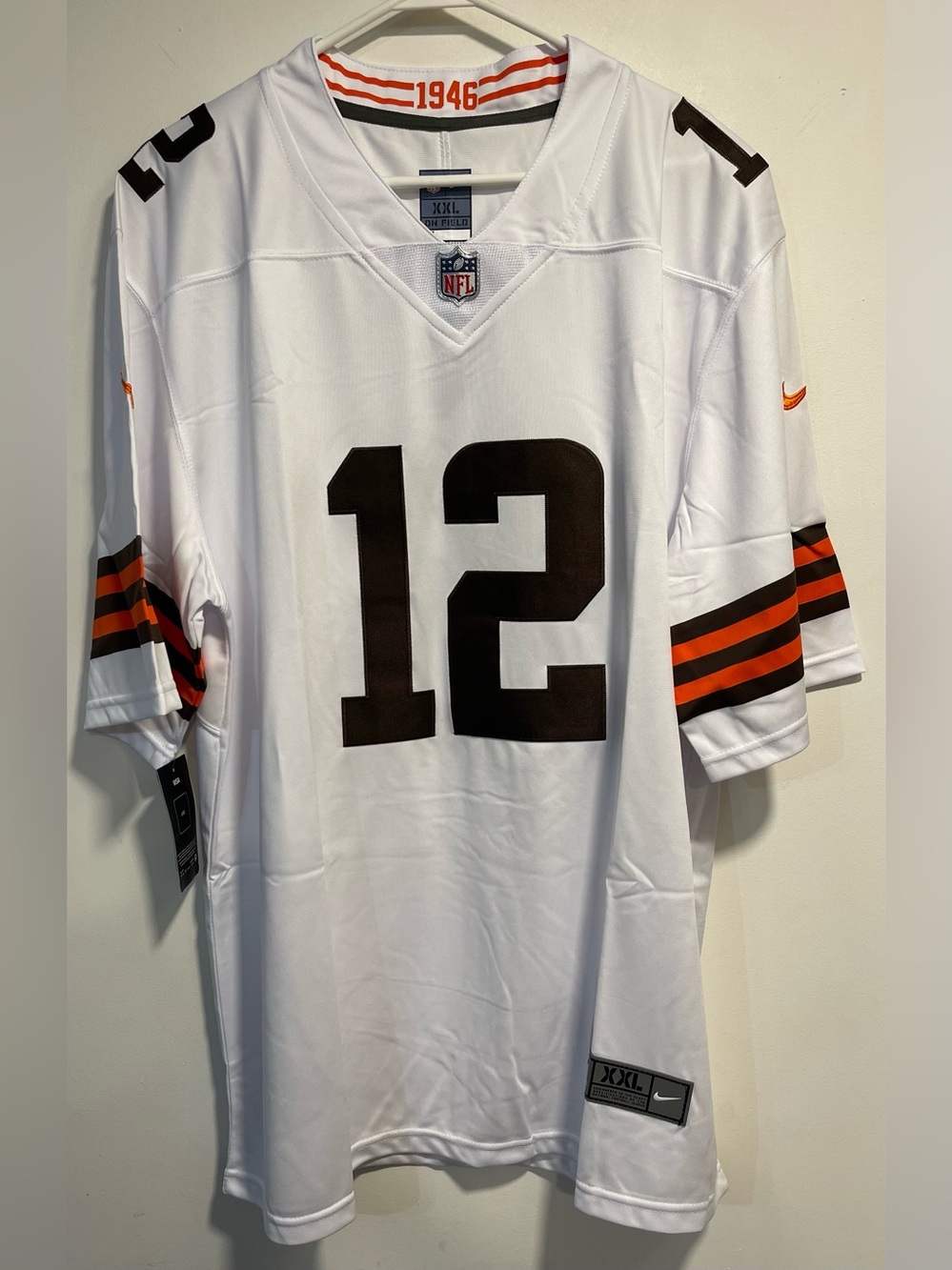 White Cleveland Browns Shedeur Sanders NFL Jersey